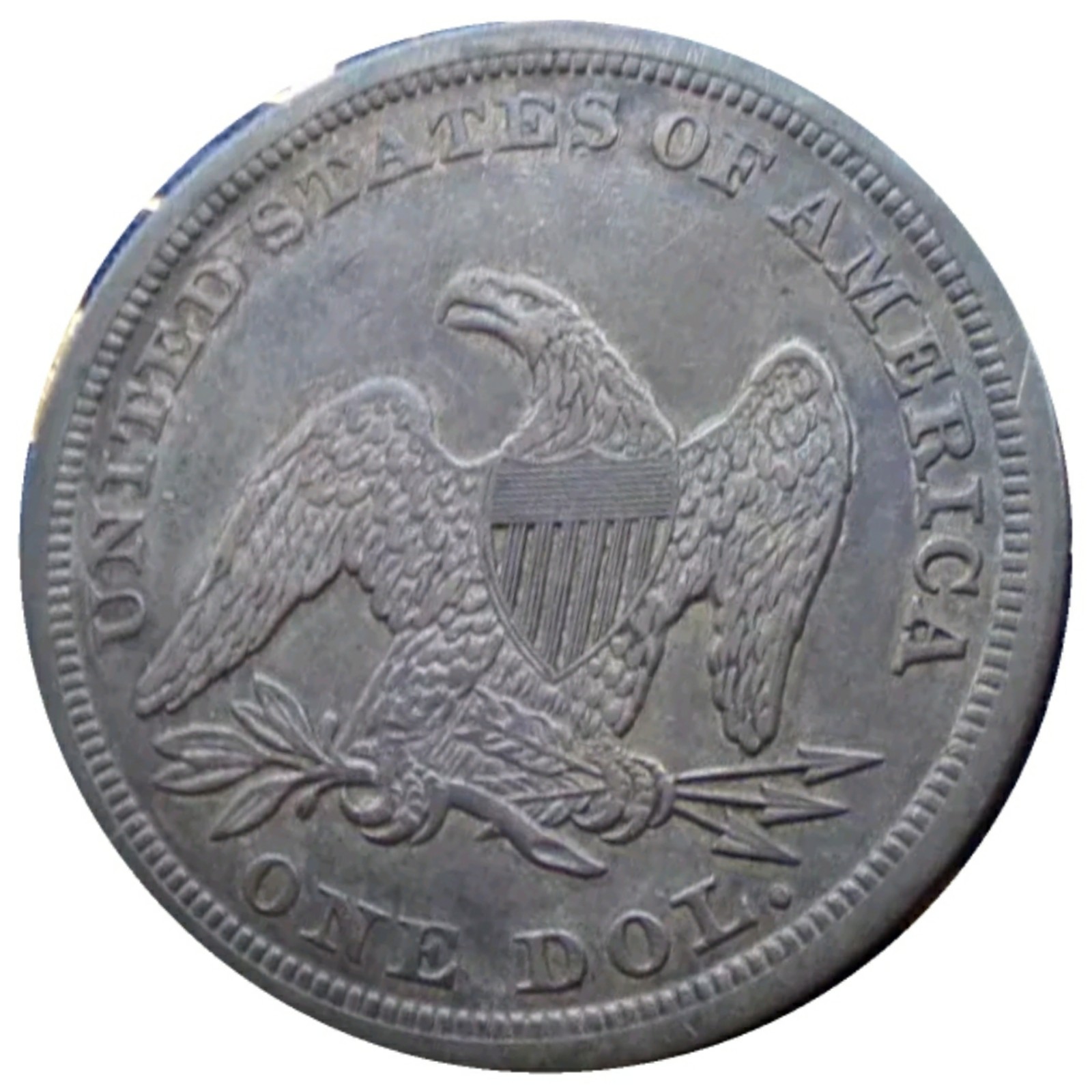 1846-Liberty-Seated-Dollar-Variety-Oc-1-Rarity1-2,300-Estimated-Survivors